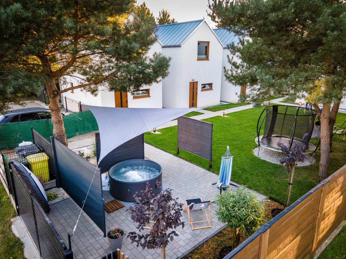 Jastrzębia Góra Nowoczesne Domki Sosnowa Przystan W Rozewiu Z Jacuzzi מראה חיצוני תמונה